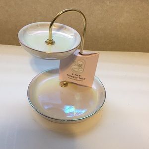 2 tier trinket tray